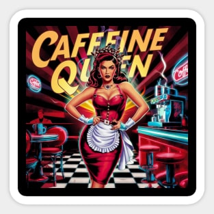 Caffeine Queen Sticker